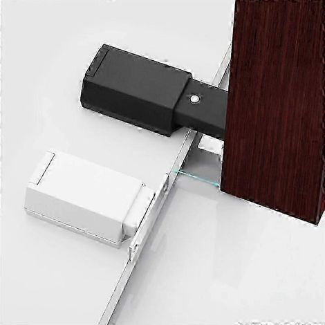 Quincaillerie robuste à ouverture par simple pression pour armoires, lot de 4 loquets et verrous magnétiques pour portes et placards de camping-cars en métal. (1/5)