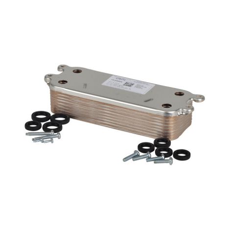 Saunier Duval – Echangeur thermique 18 plaques – Longueur 1.5m – Pour installations sanitaires – 20186154