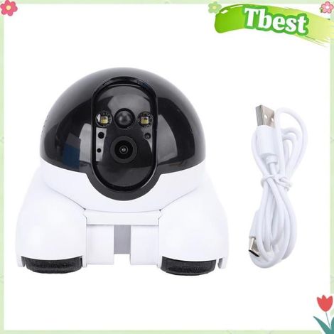 Caméra pour animaux de compagnie avec détection de mouvement, nuit, caméra de sécurité, moniteur pour bébé intérieur, surveillance (1/4)
