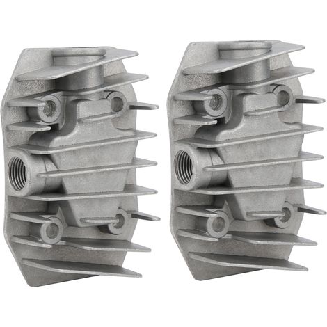 Culasse de compresseur d'air en 2 pièces (4/3/5P) Accessoires en alliage d'aluminium Couvercle de dissipateur thermique (48 mm x 72 mm) (1/5)