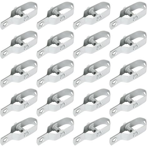 MINKUROW Tensor de valla de 20 piezas, tensor de malla de alambre de acero galvanizado de 90 mm, tensor de alambre para valla, jardín, alambre de acero, antena, tendedero (1/5)