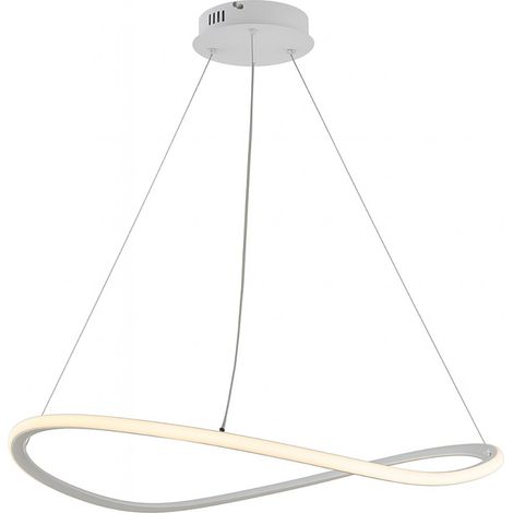 Sospensione Moderna Darwin Plastica Bianca Led 40W Dimmerabile 3000-4000-6000K (1/3)
