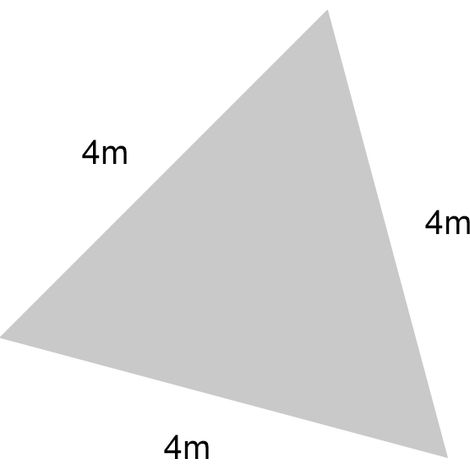 Toldo triangular impermeable de color naranja para patio, jardín, césped o terraza, de 4x4x4 m con 3 cuerdas resistentes al viento. (1/3)