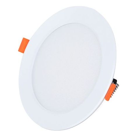 4pcs, Spot encastré à LED 7W, Spot encastré à LED rond pour plafond. Boîtier blanc, lumière neutre-4000K, diamètre de la surface 11 cm, ouverture 8-9 cm, salon, centre commercial, hôtel, bureau, avec (1/5)