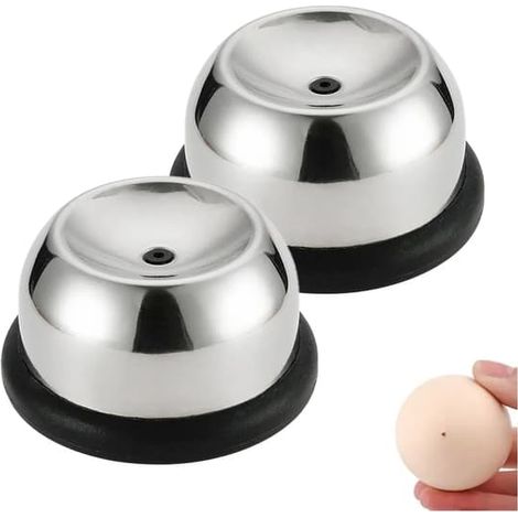 Perforateur à œufs en 2 parties, en acier inoxydable, antidéflagrant, avec base antidérapante et aiguille rétractable (1/5)