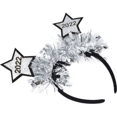 Joli serre-tête en forme d'étoile de Noël, résistant à la casse, pour FestivalSilver 2022 (1/5)