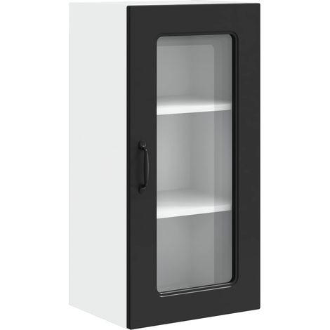 Maison Exclusive - Panel de lavaplatos Kalmar Negro 40 x 31 x 80