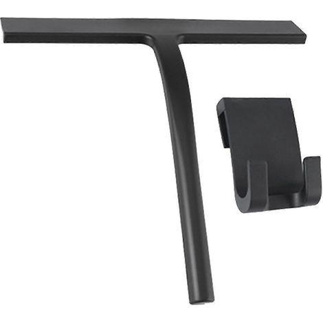 Raclette en silicone pour vitres et carrelage, support de nettoyage pour miroir de douche (1/5)