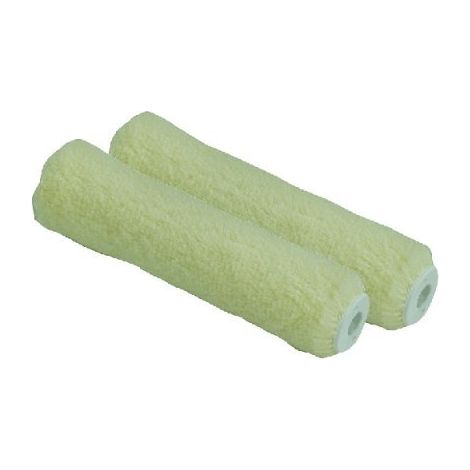 Manchons pour mini rouleau laqueur universel - Lot de 2 (L110mm)- pour laque et vernis - produit vendu sans monture - Mondelin