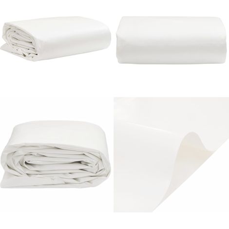 Abdeckplane Weiß 2,5x4,5 m 600 g/m² - Abdeckplane - Planen - Wasserdichte Plane - Wetterfeste Plane - Car Cover - Home & Living (1/5)
