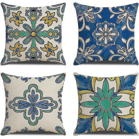 Housse de coussin décorative style ferme/extérieur (1/5)