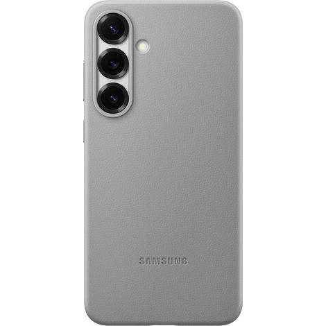 FUNDA CUERO GRIS S25+