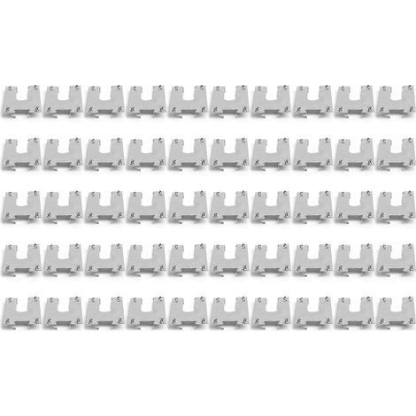 50 rondelles conductrices pour la mise à la terre des panneaux solaires photovoltaïques. avec joint et serre-câble. (1/5)