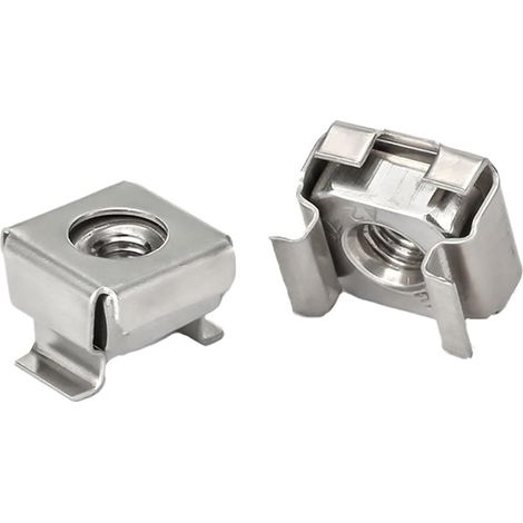 Écrous cage à pression, flottants, 10 pièces, M4, M5, M6, M8 (1/4)