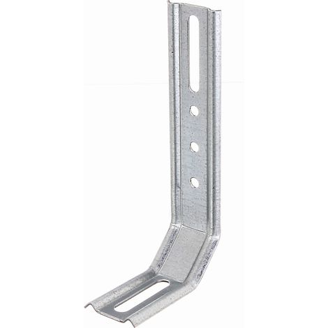Équerre de fixation réglable 3 pans – Acier galvanisé Sendzimir – Dimensions 50 x 30 x 120 mm – Set de 25 pièces pour construction durable – Alberts