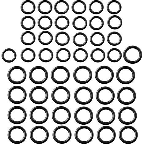 50 Pièces Remplacement des Joints Toriques du Nettoyeur Haute Pression pour 1/4 Pouce, 3/8 Pouce, Coupleur à Connexion Rapide M22 (O Anneau, 50 Pièces) (1/5)