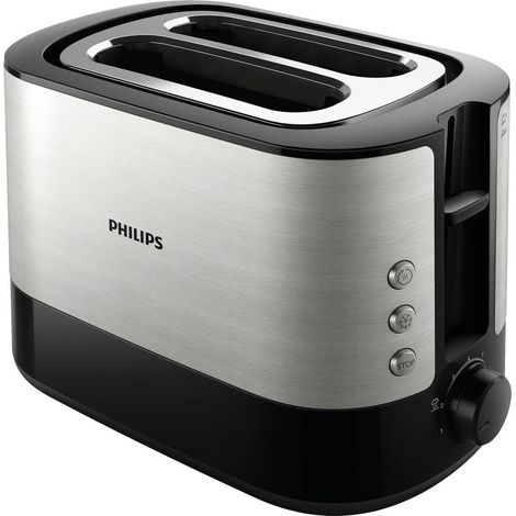 Philips HD2637/90 tostapane inox nero (1/5)