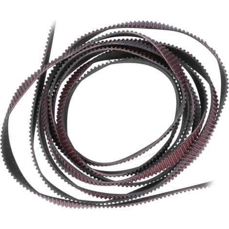 Courroie de distribution en caoutchouc pour poulie dentée, courroie de transmission synchrone 2GT-9RF 2M (1/5)