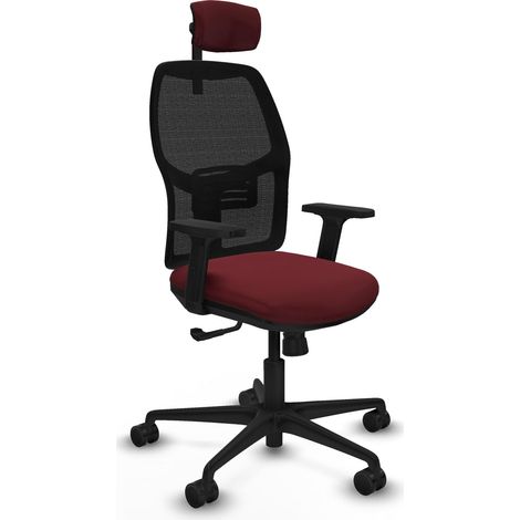 Sedia da ufficio piqueras y crespo Alfera bordeaux similpelle (1/2)