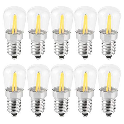 Lampadina LED E14 a filamento corto, mini dimmerabile, 1,5 W, AC 230 V per illuminazione di casa, auto, hotel e armadi. (1/5)