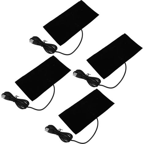 Coussin Chauffant USB Polyvalent, 4 Pièces, Coussin Chauffant électrique Lavable pour les épaules, le Cou, la Colonne Lombaire et le Dos, Alimentation DC 5V (1/4)