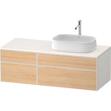 Duravit Zencha mueble bajo lavabo, 1300x550mm, 2 extraíbles, 2