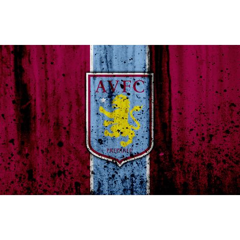 Papier peint panoramique Foot / Football - AVFC - Aston Villa Football Club - 130 cm x 81 cm (1/2)