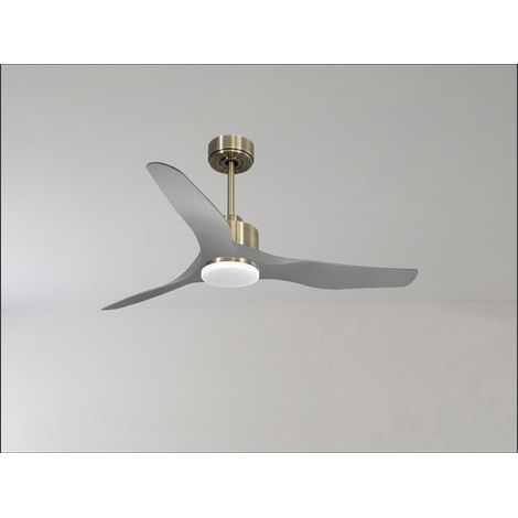 Modulo Latino Slim - Super destratificateur et ventilateur DC 132 cm chocolat pales bois noir idéal 26 à 40 m² (1/5)