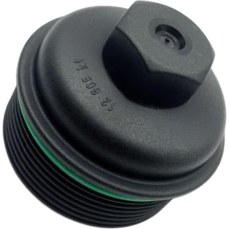 Bouchon de filtre à huile pour boîtier de filtre à huile, couvercle de boîtier de filtre à huile ABS compatible avec 2.4L/2.0T, 12605565 93184334 (1/5)