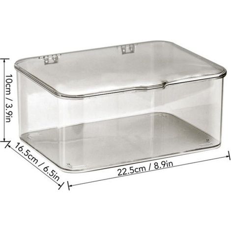 Boîte De Rangement - Plastique - Bureau Bureau Salon Chambre - 22,5 X 16,5 X 10 Cm - 1 Pièce (1/5)