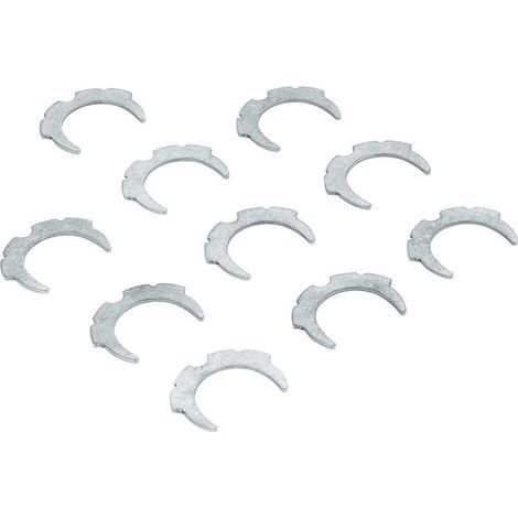 Disque de fixation 05850 pour sortie en fonte, 10 pièces, chromé