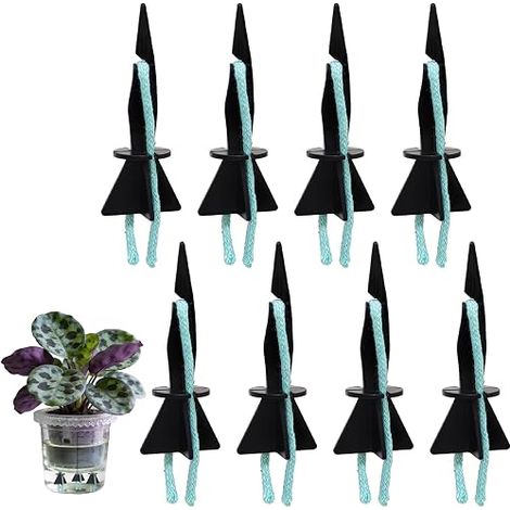 12 Pack Self Watering Spikes for Indoor Plants - Automatic Plant Watering Stakes with Slow Release Control (1/4)