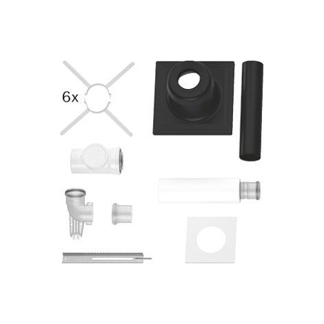 Bosch Accessoires gaz brûlés FC-Set80-C93x (arrière Kit de base C93x, d:80/125mm, 7738112740