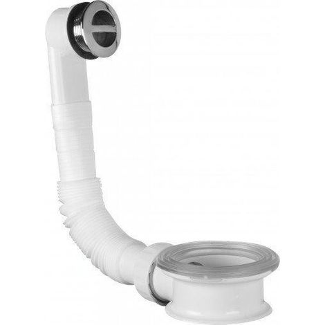 Set de trop-plein pour lavabo, grille ABS/chrome (1/3)