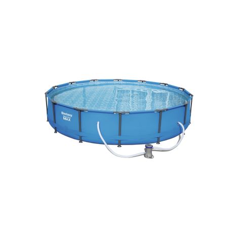 Bestway 56595 piscina cm 427x84h Steel PRO Max Fuori Terra Rotonda con filtro pompa (1/5)