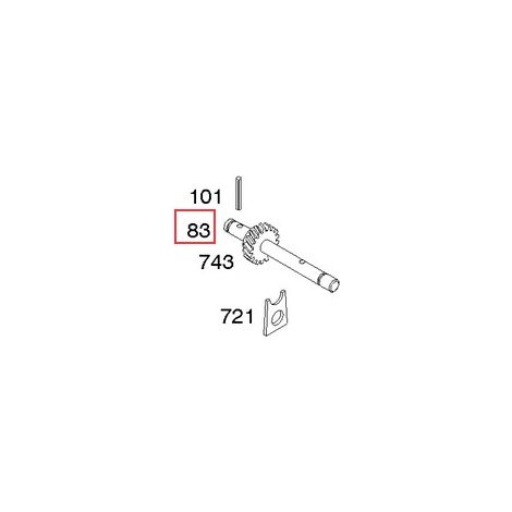 ORIGINAL BRIGGS & STRATTON Rasentraktor Antriebswelle 691240