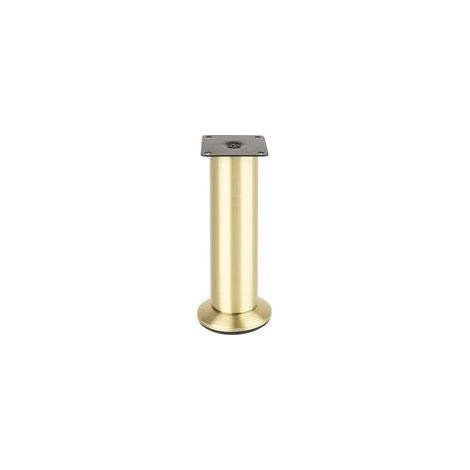 SANS MARQUE Piede per mobile FS001 200 mm regolabile oro spazzolato (1/2)