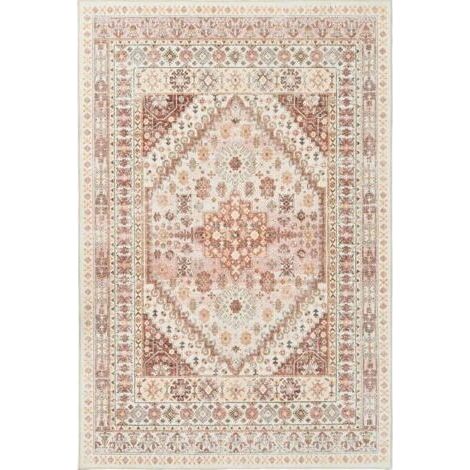 Tapis de salon 4060cm orange imitation cachemire lavé tapis de sol lavable tapis rétro grande surface tapis anti-salissure décoration de la maison (1/4)