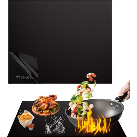 1 Tapis De Protection Plaque Induction,Silicone Anti Rayures,Résistant Chaleur 230°C,Cuisinière (1/5)