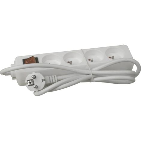 Chacon - multi prise - 1,5m, 4x16a avec interrupteur - -