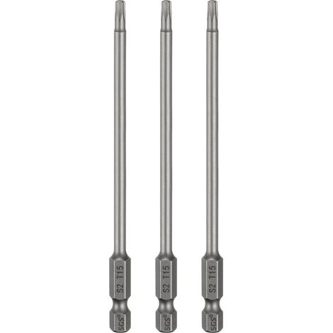 3Pcs Embout Tournevis T15 Torx Tige Hexagonale Pointe Magnétique (1/5)