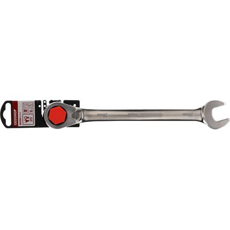 Gedore-red llave mixta de carraca 20 mm cromo duradero (1/4)