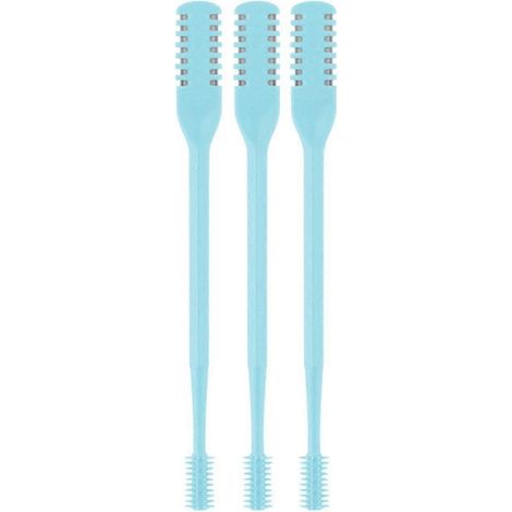 Coupe-poils nasaux 2 en 1, tondeuse rotative à 360°, bleu -- (1/5)