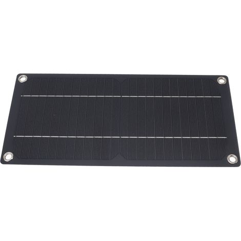 Module solaire photovoltaïque 6W 12V monocristallin performant nomade sortie USB Type-C 100A (1/5)