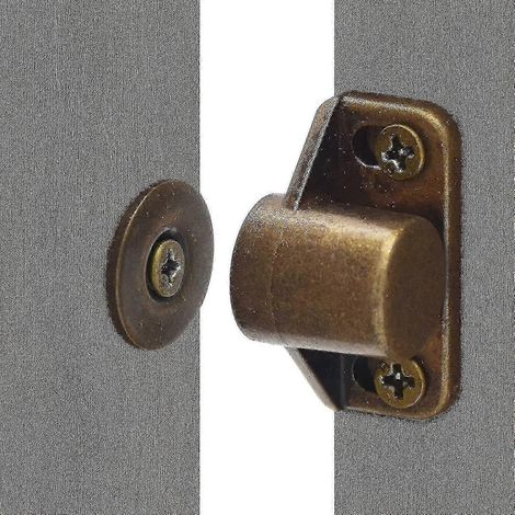 [RM] Lot de 4 fermetures magnétiques pour portes de placard avec aimant néodyme (FMY)