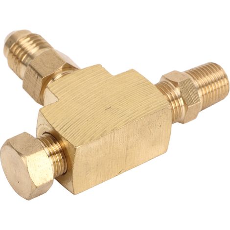 Raccord adaptateur en laiton 4AN 1/8in NPT BSP, étanchéité parfaite pour capteur de pression d'huile turbo (1/5)