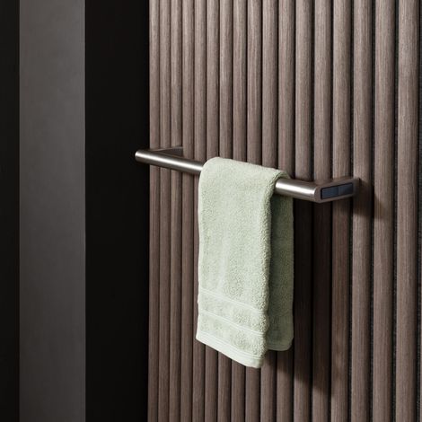 JTP Ora Dry Electric Towel Rail 600mm W - Stainless Steel (1/4)