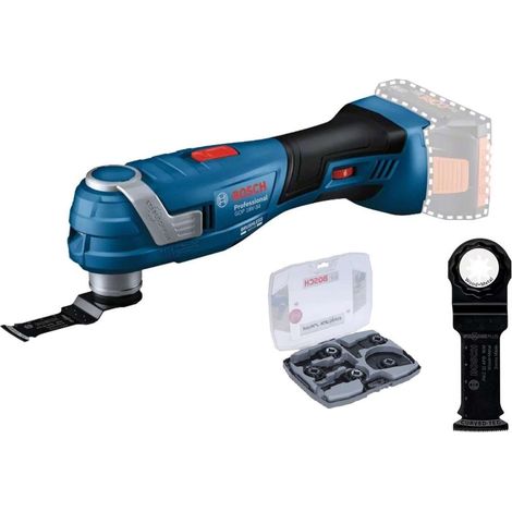 Bosch - 18V Akku-Oszillations-Multischleifer GOP 18V-34, mit Zubehör, ohne Akku und Ladegerät 0615V0003F