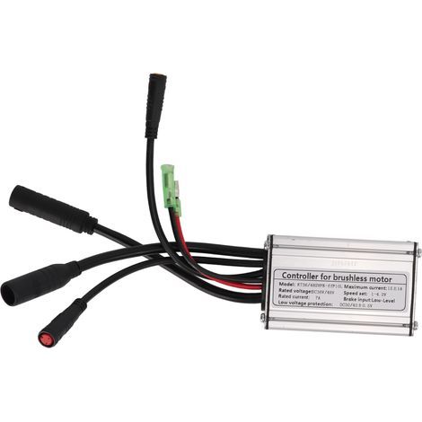 Contrôleur Sinusoidal 36V 48V 15A pour Moteur Brushless 250W - Kit Conversion Vélo Électrique (1/5)