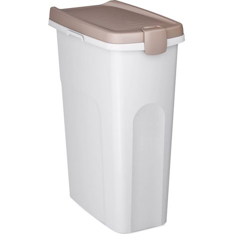 Dispenser cibo con chiusura ermetica in gomma per cani e gatti: 25 litri